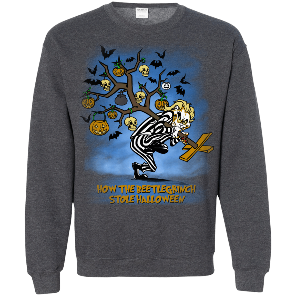 Sweatshirts Dark Heather / Small Beetlegrinch Crewneck Sweatshirt