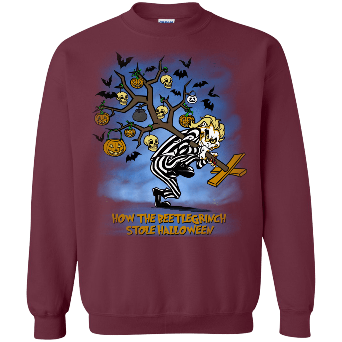 Sweatshirts Maroon / Small Beetlegrinch Crewneck Sweatshirt