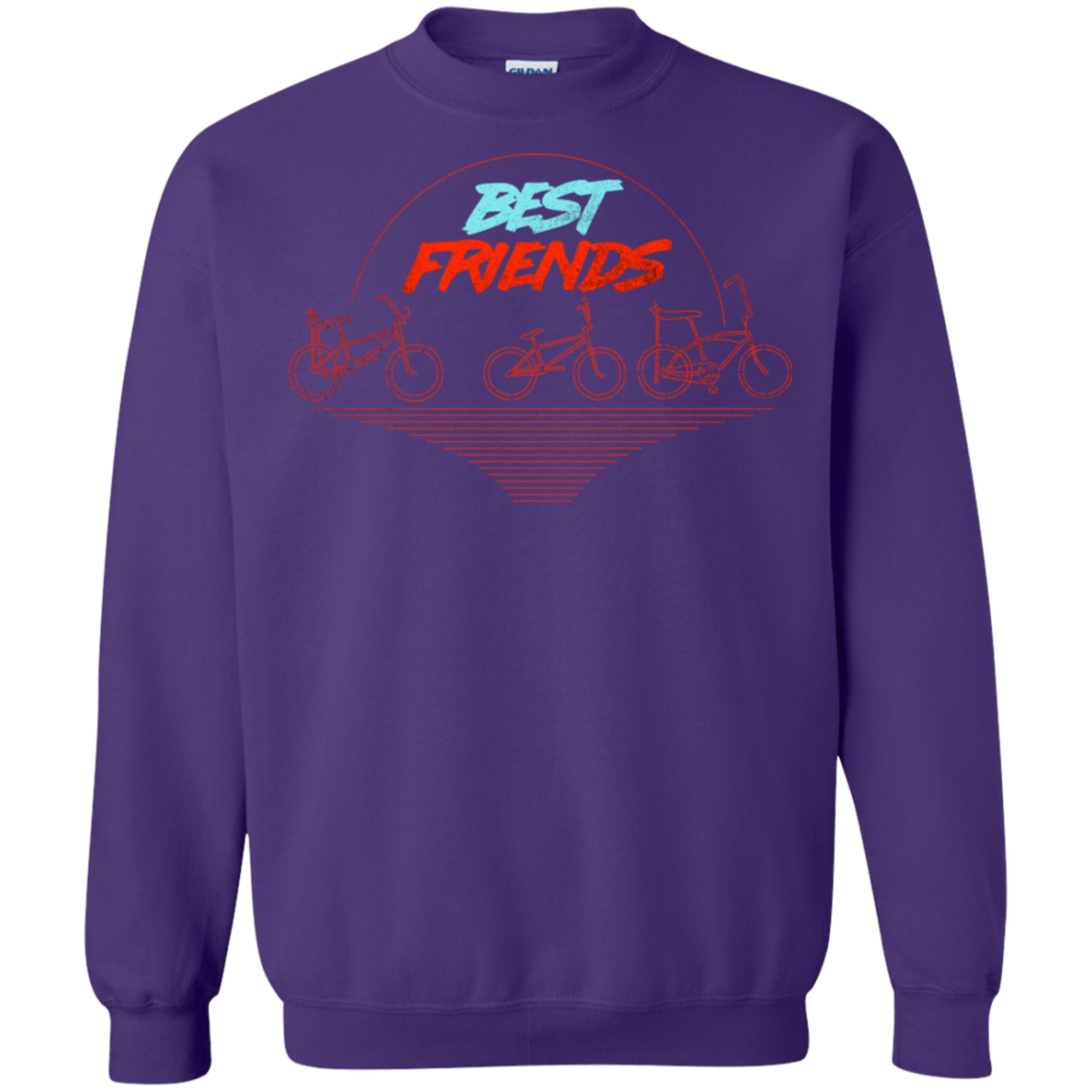 Sweatshirts Purple / S Best Friends Crewneck Sweatshirt