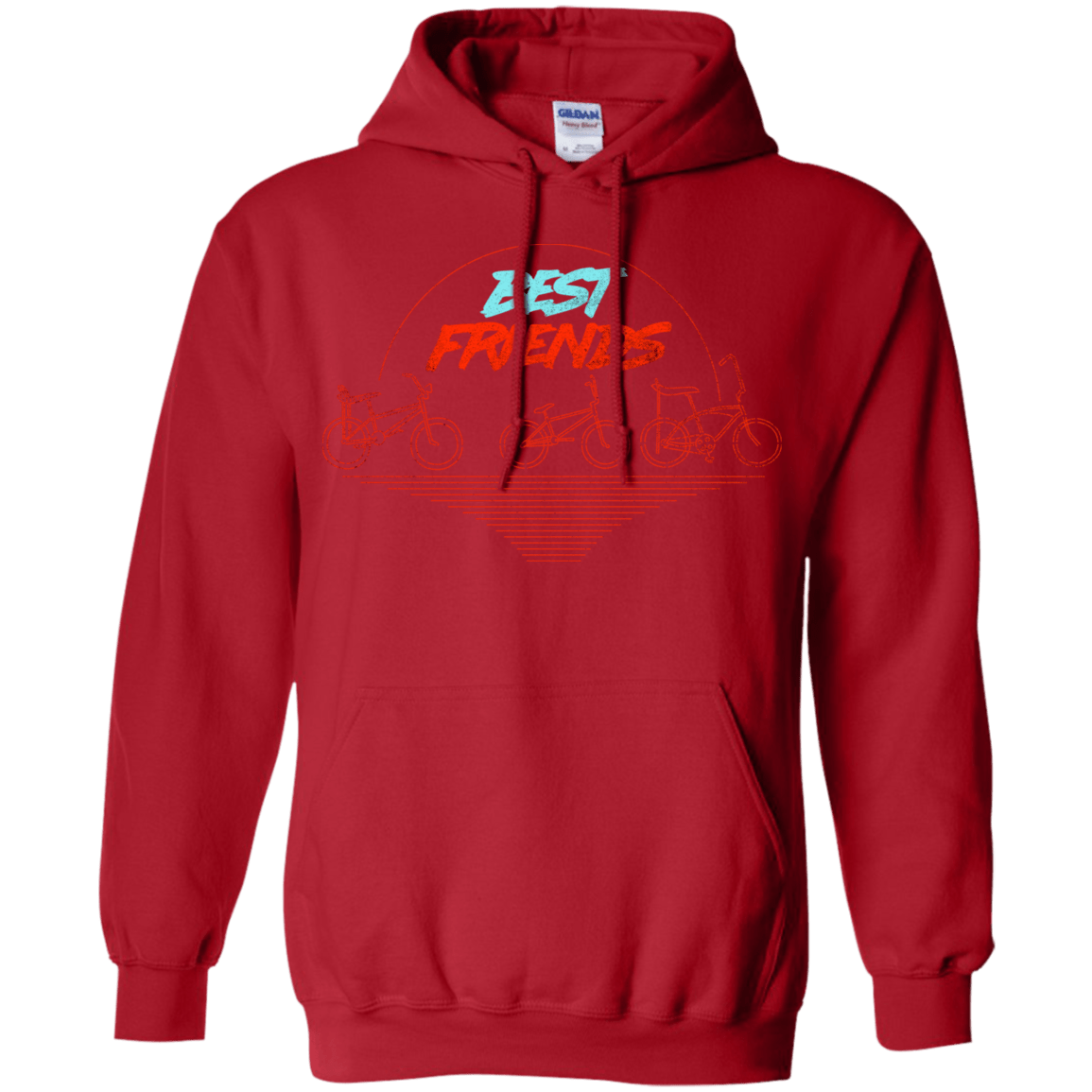 Sweatshirts Red / S Best Friends Pullover Hoodie