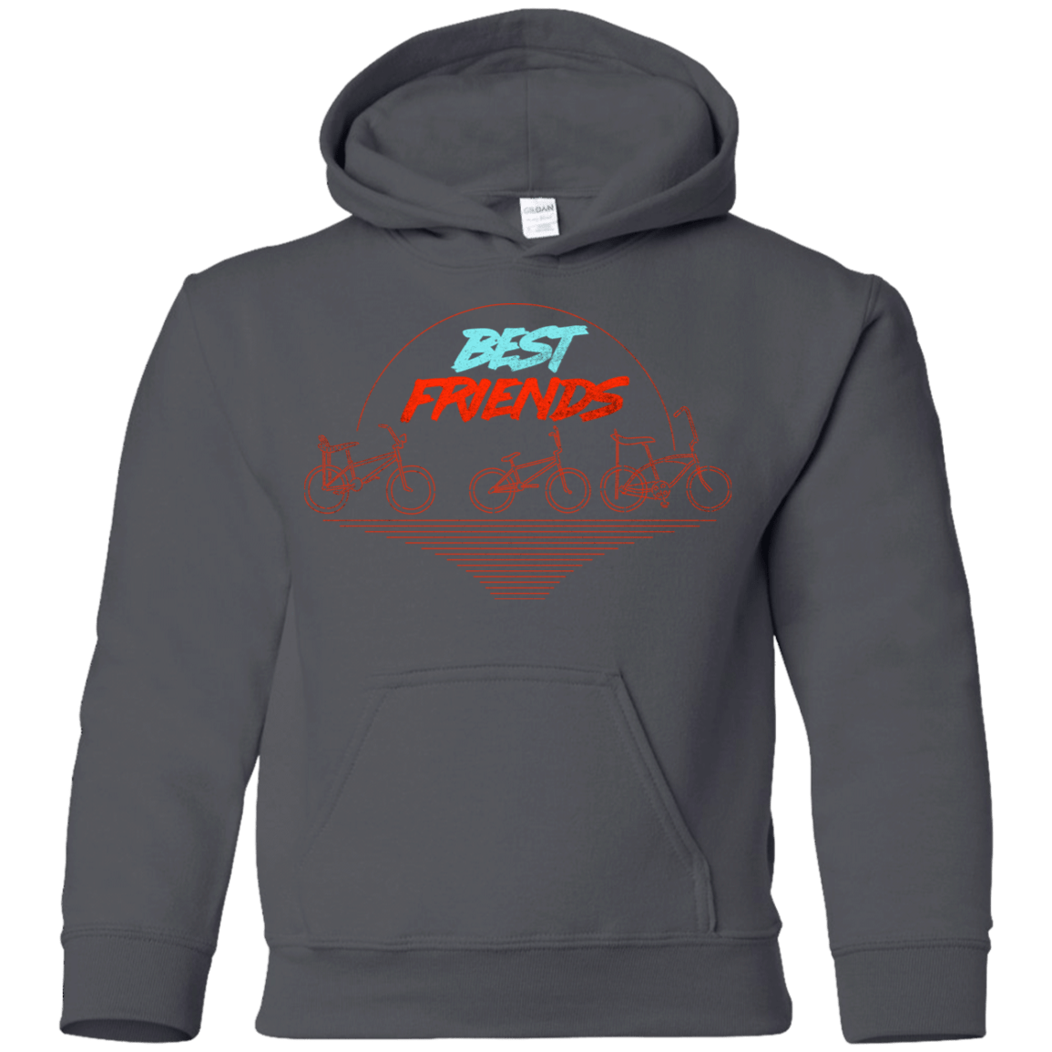 Sweatshirts Charcoal / YS Best Friends Youth Hoodie