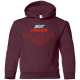 Sweatshirts Maroon / YS Best Friends Youth Hoodie