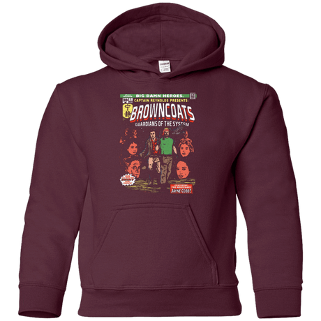 Sweatshirts Maroon / YS Big Damn Heroes Youth Hoodie