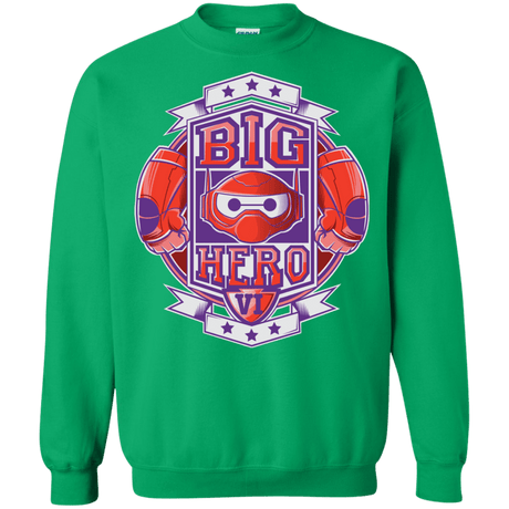 Sweatshirts Irish Green / Small BIG HERO VI BOXING Crewneck Sweatshirt