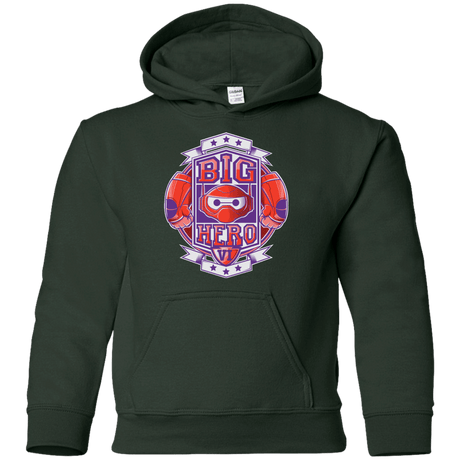 Sweatshirts Forest Green / YS BIG HERO VI BOXING Youth Hoodie