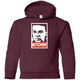 Sweatshirts Maroon / YS BITCHIN' Youth Hoodie