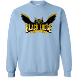 Sweatshirts Light Blue / Small Black Lodge Owls Crewneck Sweatshirt