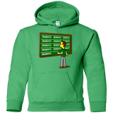 Sweatshirts Irish Green / YS Blackboard Theory Youth Hoodie