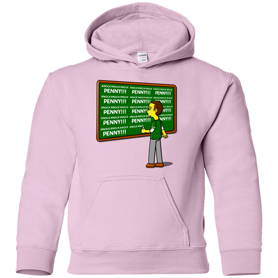Sweatshirts Light Pink / YS Blackboard Theory Youth Hoodie