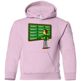 Sweatshirts Light Pink / YS Blackboard Theory Youth Hoodie
