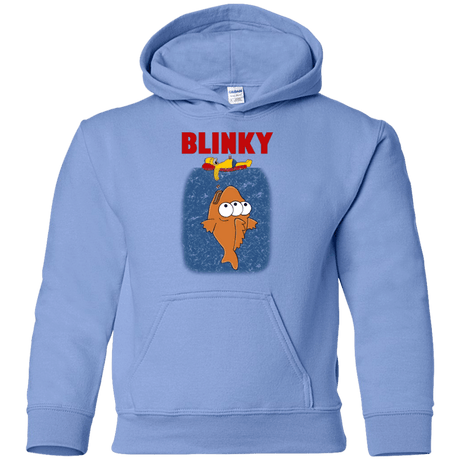 Sweatshirts Carolina Blue / YS Blinky Jaws Youth Hoodie