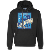 Sweatshirts Black / Small Blue Pumpkin King Premium Fleece Hoodie