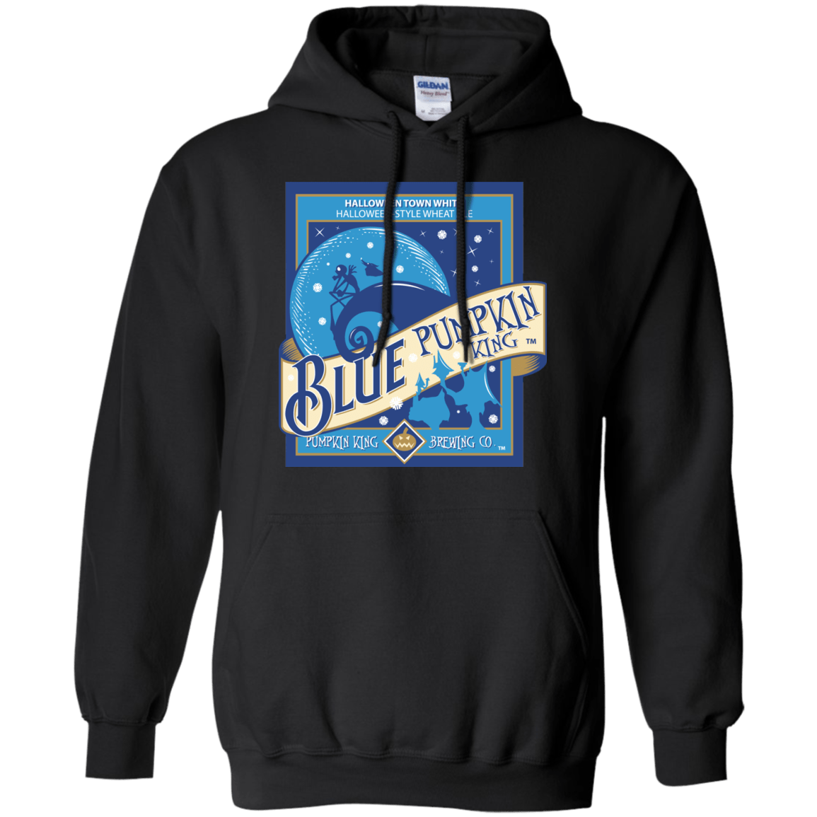 Sweatshirts Black / Small Blue Pumpkin King Pullover Hoodie