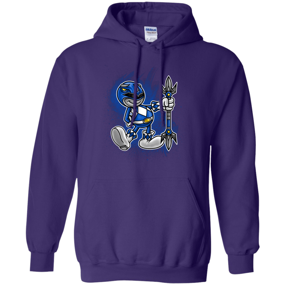 Sweatshirts Purple / Small Blue Ranger Artwork Pullover Hoodie