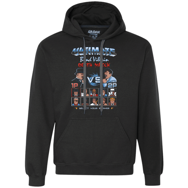 Sweatshirts Black / Small Bond Villain Death Match Premium Fleece Hoodie