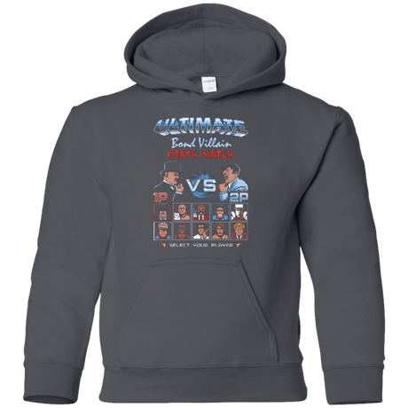 Sweatshirts Charcoal / YS Bond Villain Death Match Youth Hoodie
