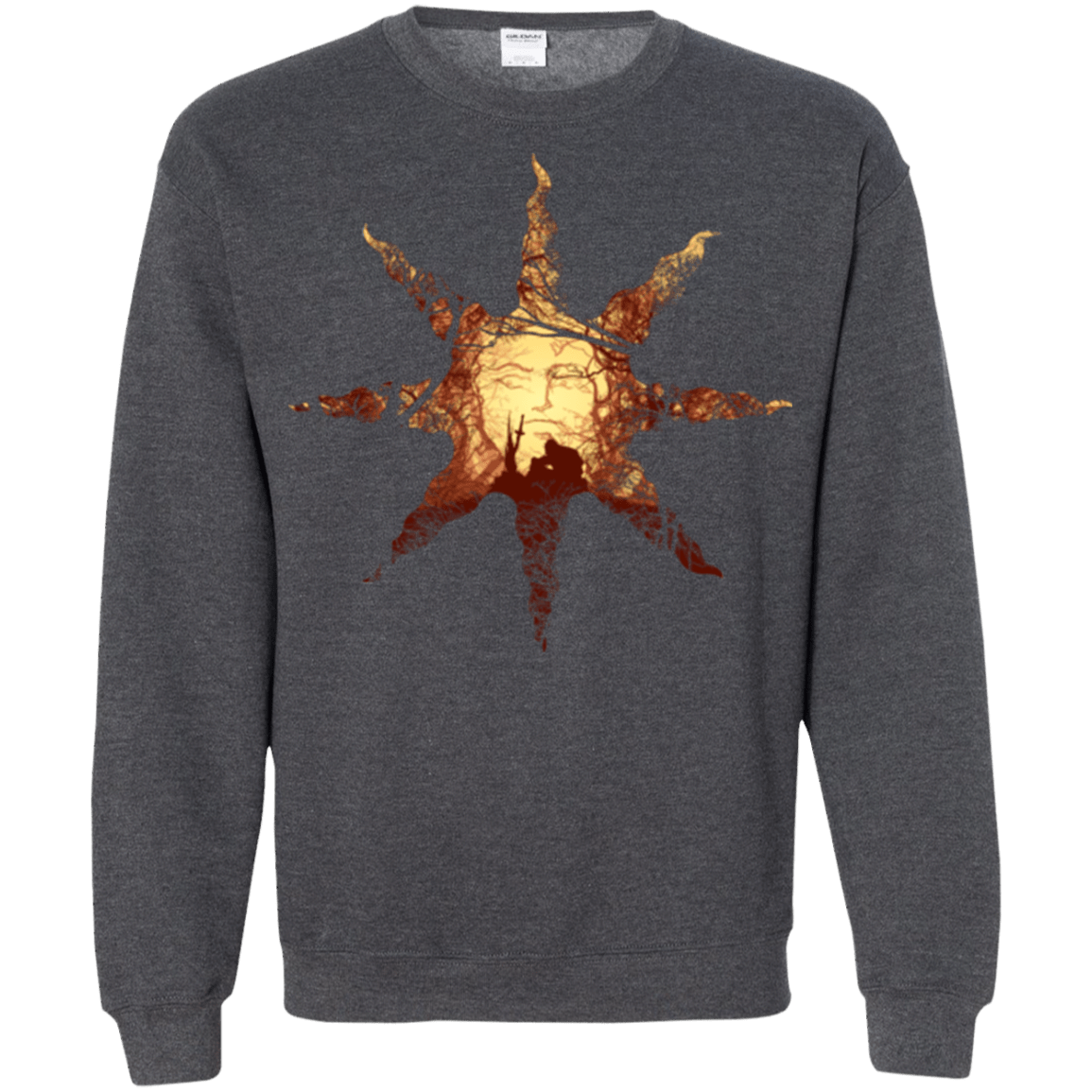 Sweatshirts Dark Heather / Small Bonfire Crewneck Sweatshirt