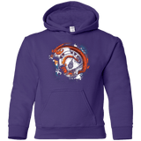 Sweatshirts Purple / YS Born to Rebel Youth Hoodie