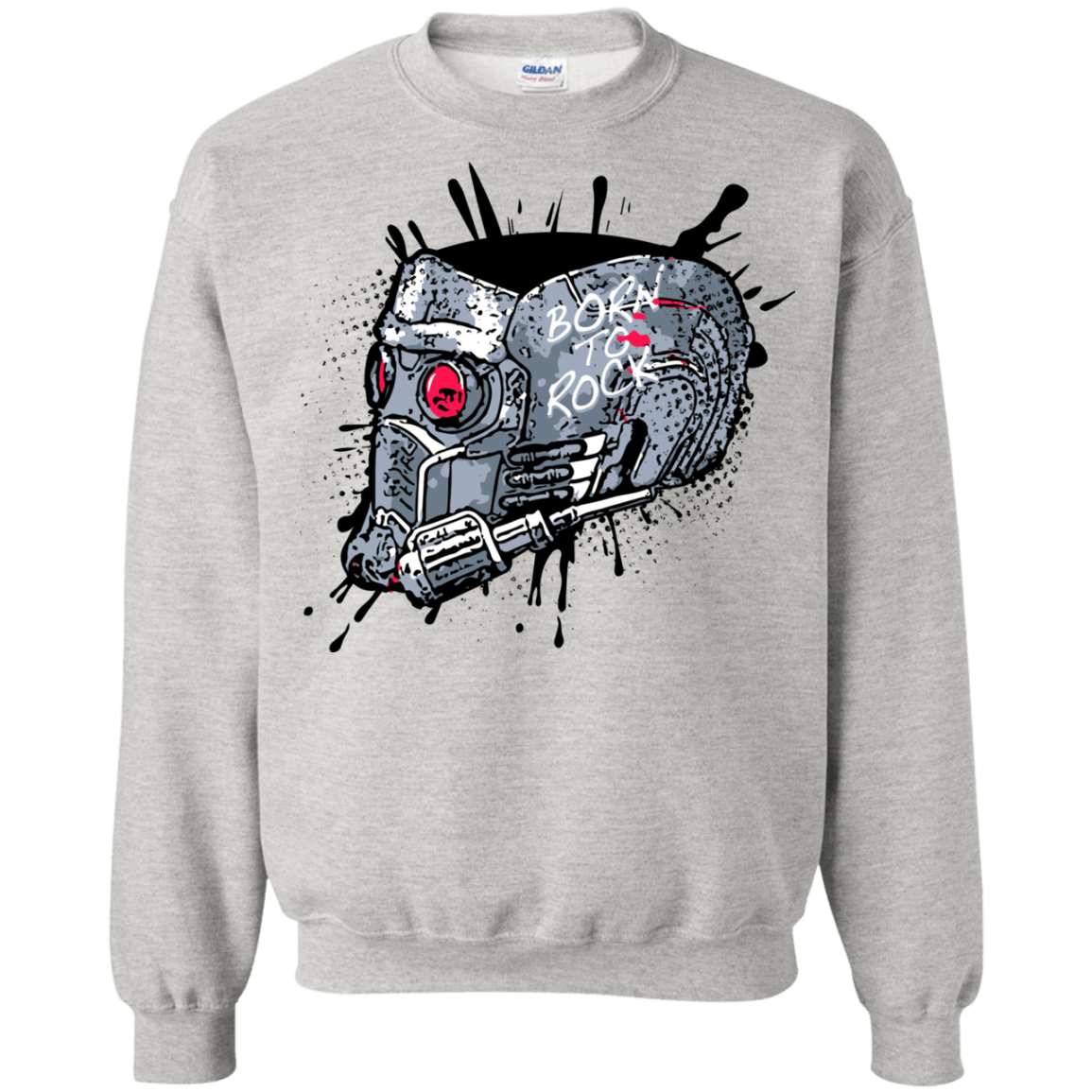 Sweatshirts Ash / Small Born to Rock Crewneck Sweatshirt