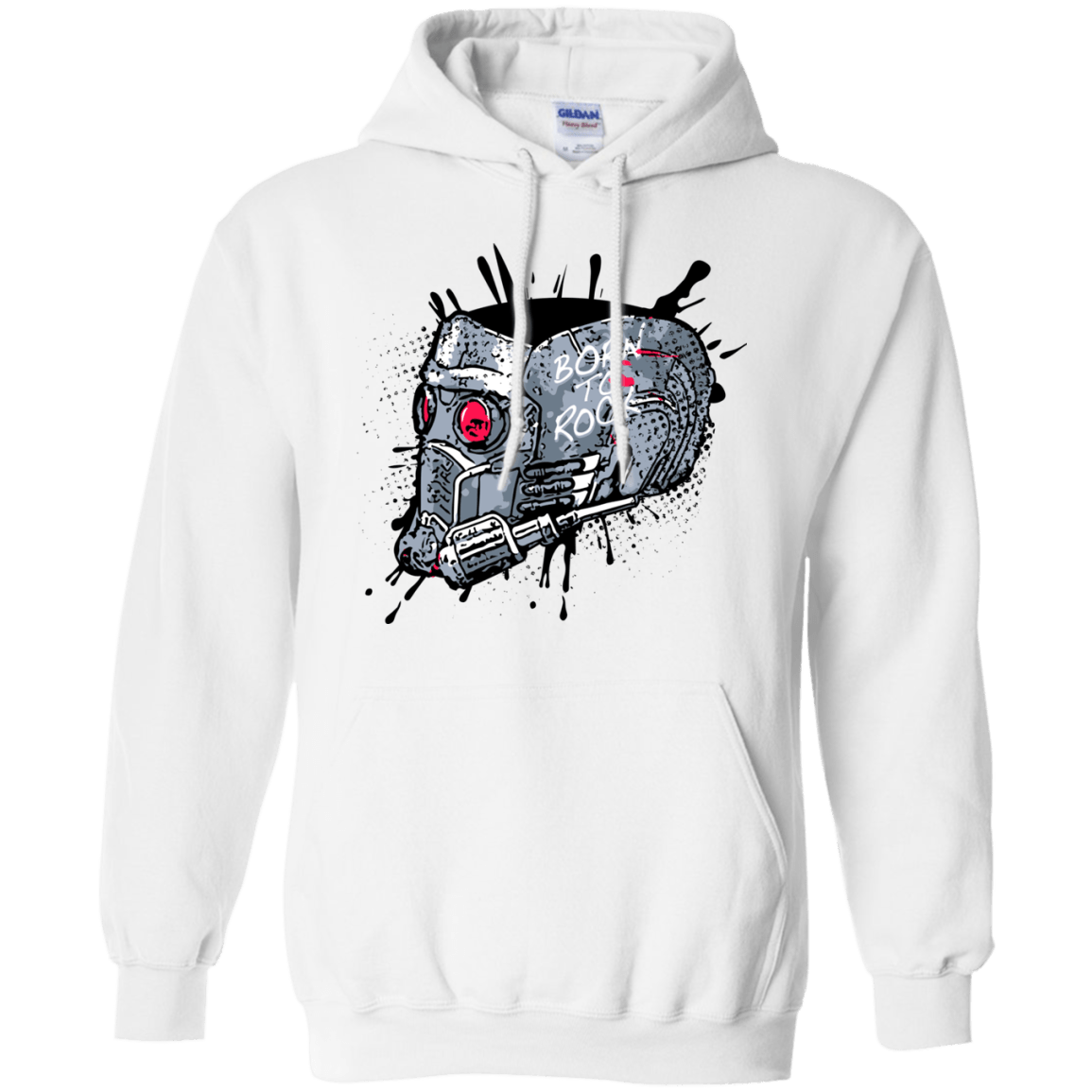 Sweatshirts White / Small Born to Rock Pullover Hoodie