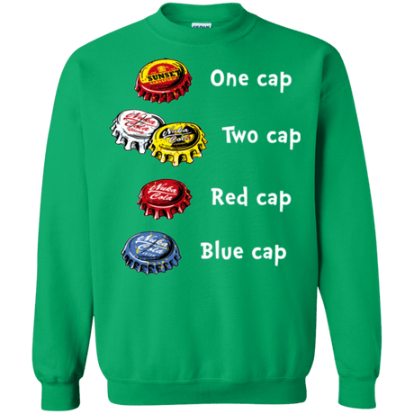 Sweatshirts Irish Green / Small Bottle Caps Fever Crewneck Sweatshirt