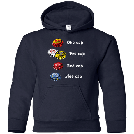 Sweatshirts Navy / YS Bottle Caps Fever Youth Hoodie
