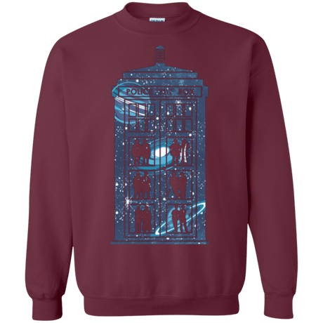 Sweatshirts Maroon / Small Box of Time and Space Crewneck Sweatshirt