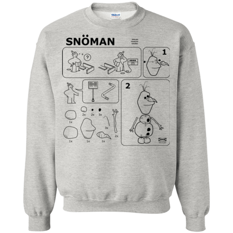 Sweatshirts Ash / Small Build a Snowman Crewneck Sweatshirt