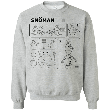 Sweatshirts Sport Grey / Small Build a Snowman Crewneck Sweatshirt