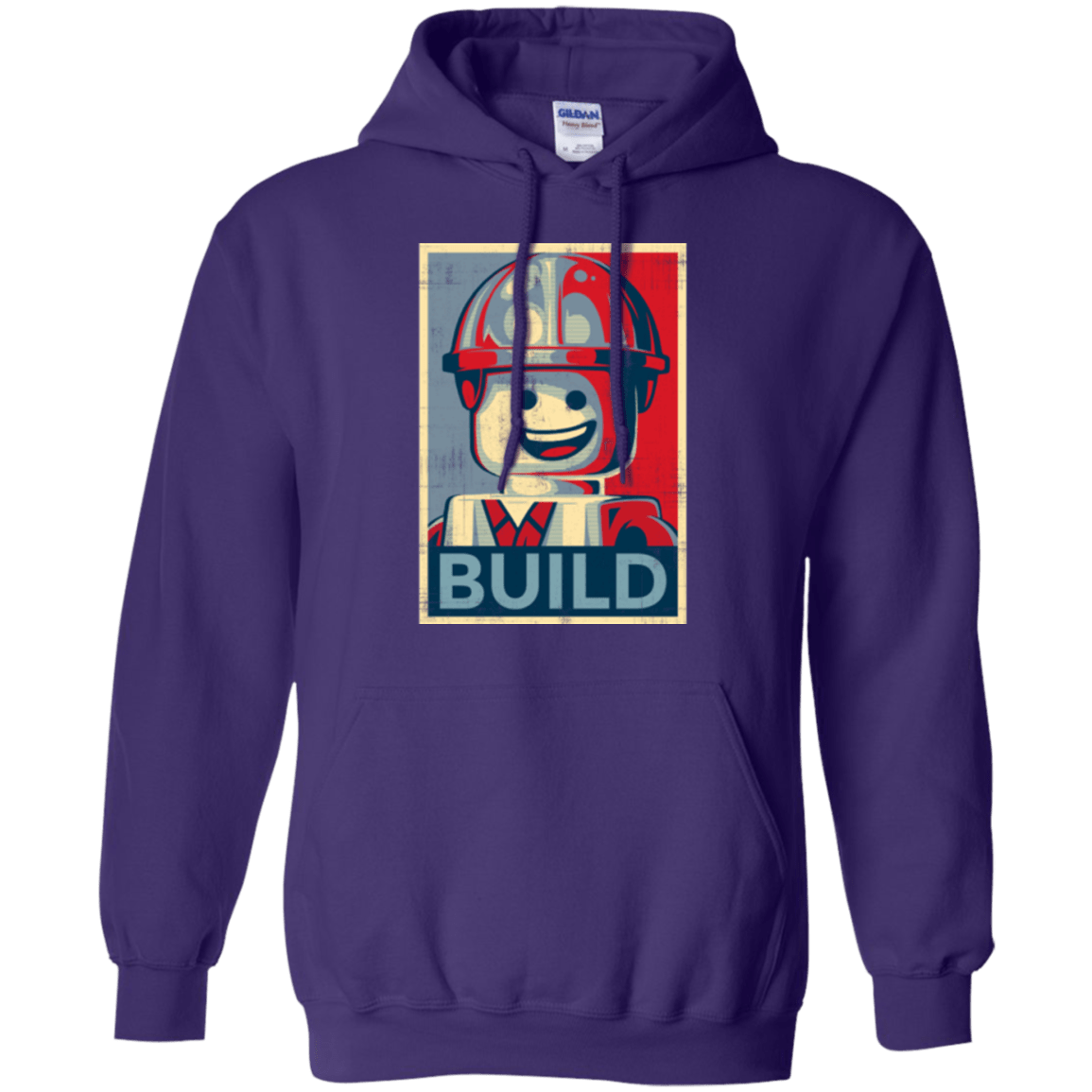 Sweatshirts Purple / Small Build Pullover Hoodie