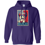 Sweatshirts Purple / Small Build Pullover Hoodie