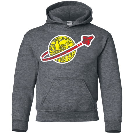 Sweatshirts Dark Heather / YS Building in Space Youth Hoodie