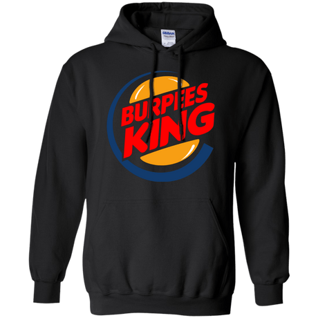 Sweatshirts Black / Small Burpees King Pullover Hoodie