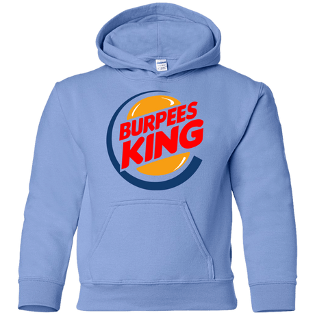 Sweatshirts Carolina Blue / YS Burpees King Youth Hoodie