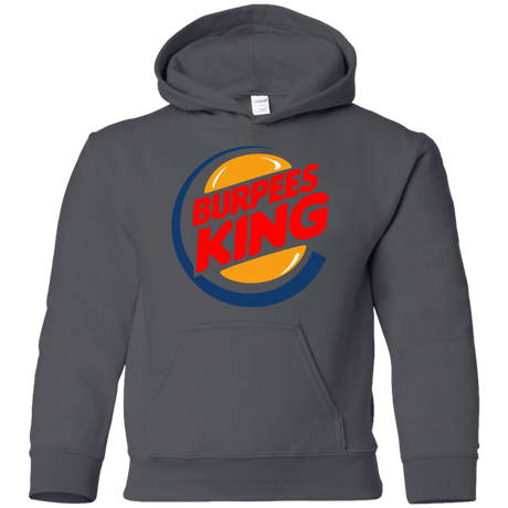 Sweatshirts Charcoal / YS Burpees King Youth Hoodie