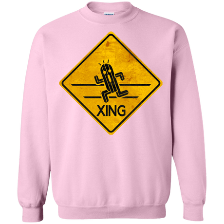 Sweatshirts Light Pink / Small Cactuar Crossing Crewneck Sweatshirt
