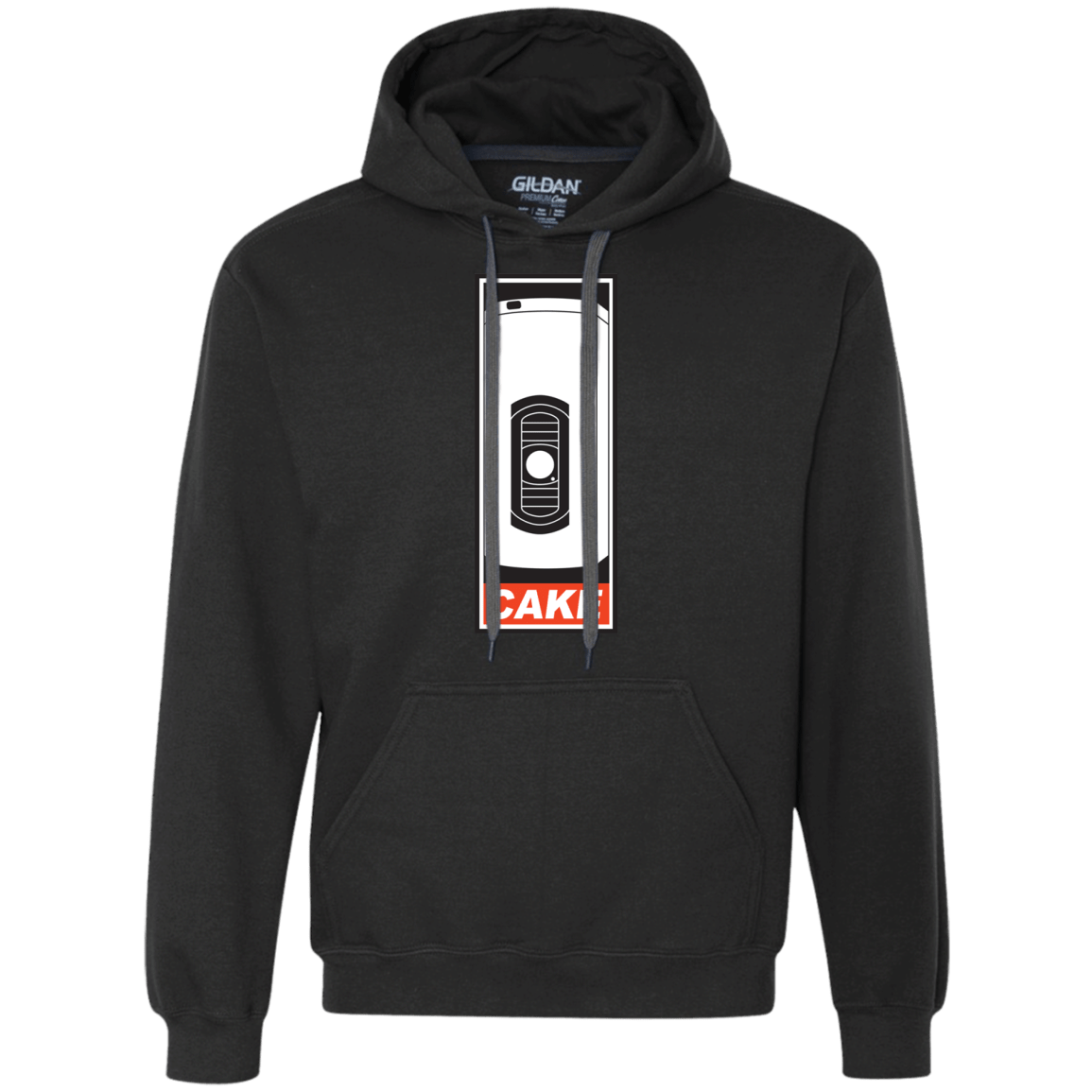 Sweatshirts Black / Small Cake is a Lie Premium Fleece Hoodie