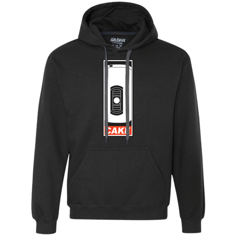 Sweatshirts Black / Small Cake is a Lie Premium Fleece Hoodie