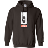 Sweatshirts Dark Chocolate / Small Cake is a Lie Pullover Hoodie