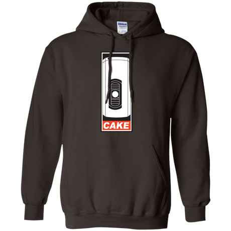 Sweatshirts Dark Chocolate / Small Cake is a Lie Pullover Hoodie