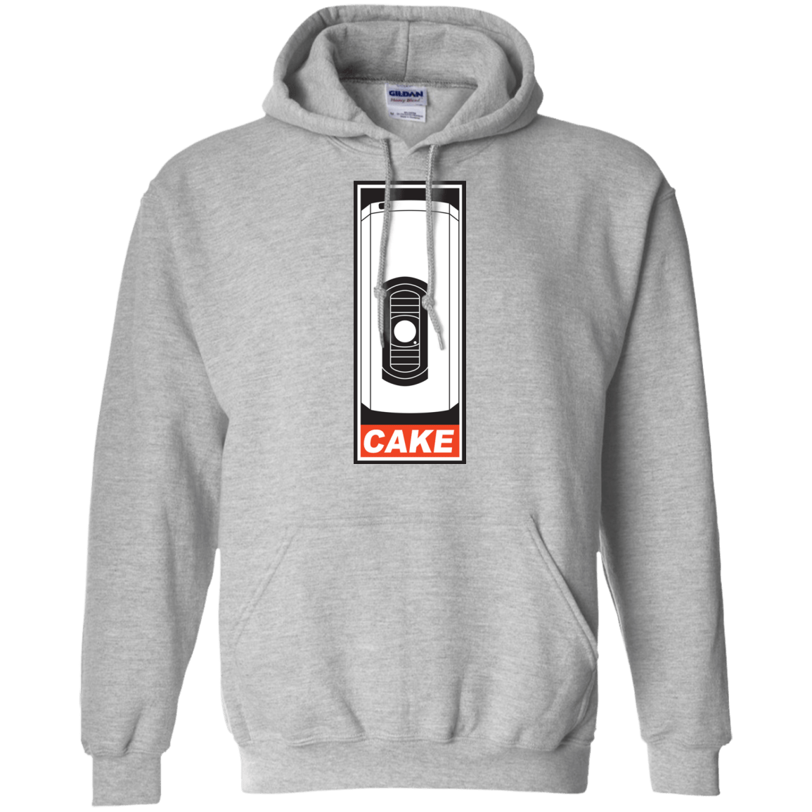 Sweatshirts Sport Grey / Small Cake is a Lie Pullover Hoodie