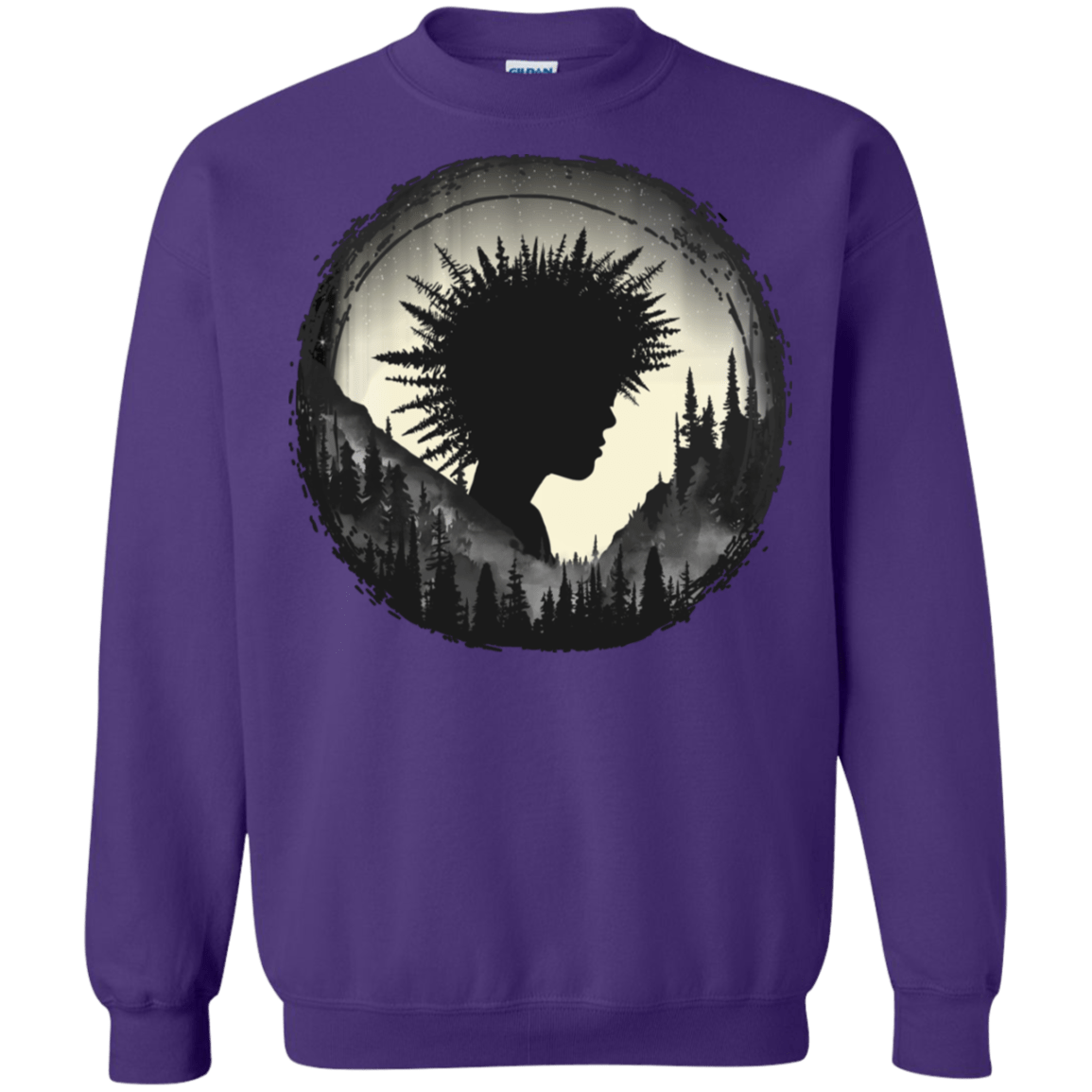 Sweatshirts Purple / S Camp Hair Crewneck Sweatshirt