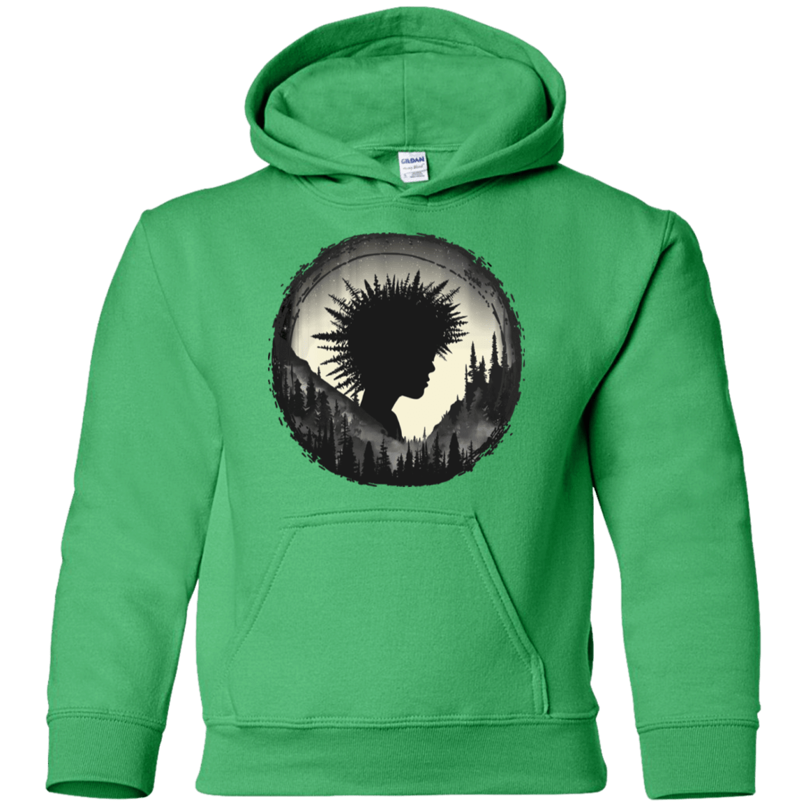 Sweatshirts Irish Green / YS Camp Hair Youth Hoodie