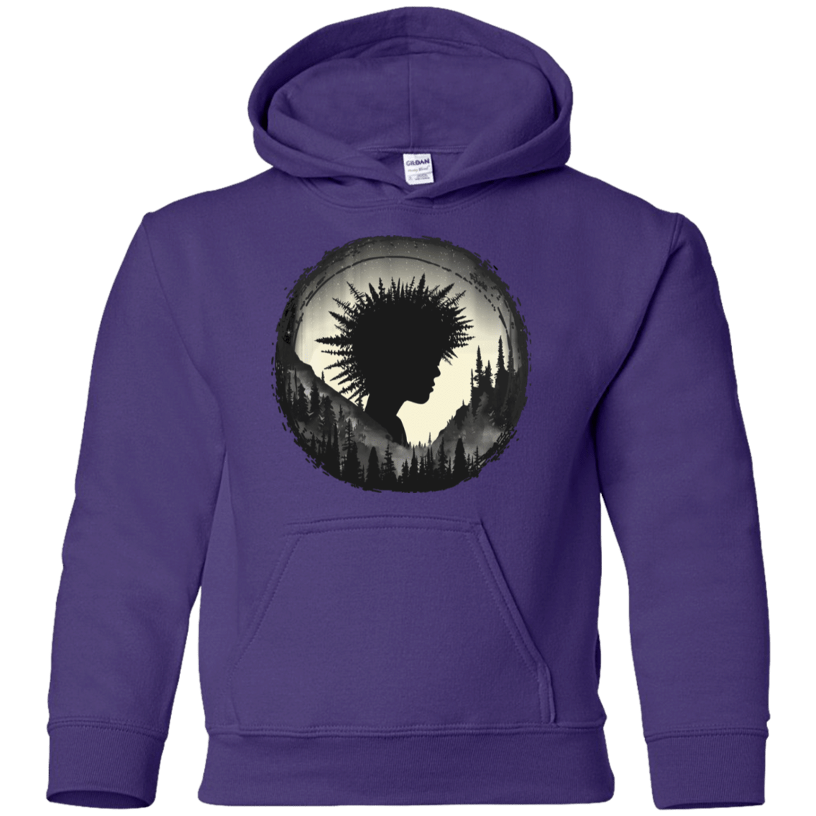 Sweatshirts Purple / YS Camp Hair Youth Hoodie