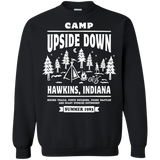 Sweatshirts Black / S Camp Upside Down Crewneck Sweatshirt