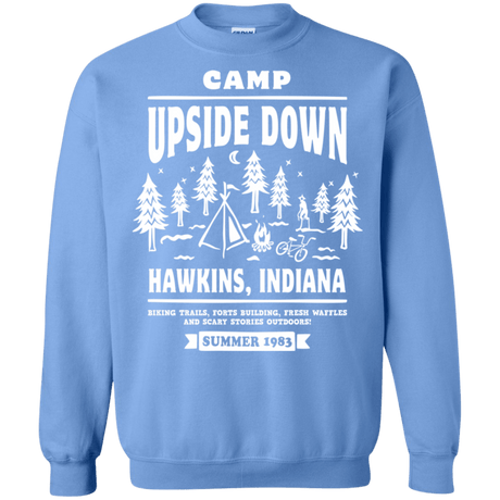 Sweatshirts Carolina Blue / S Camp Upside Down Crewneck Sweatshirt