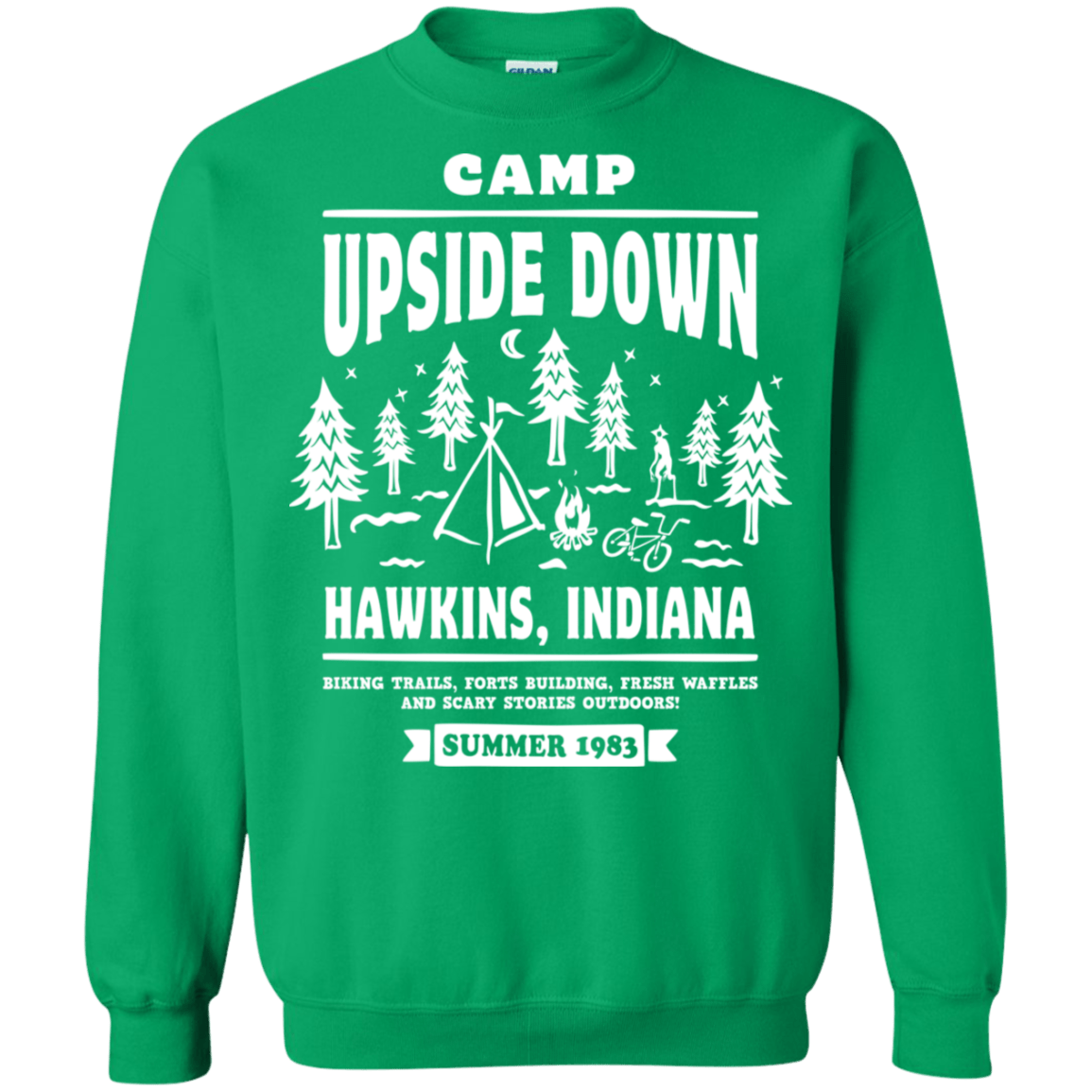 Sweatshirts Irish Green / S Camp Upside Down Crewneck Sweatshirt