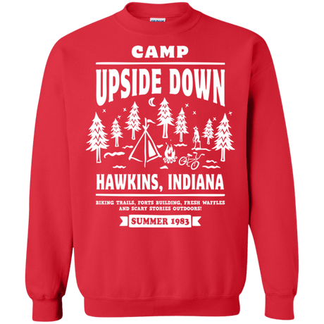 Sweatshirts Red / S Camp Upside Down Crewneck Sweatshirt