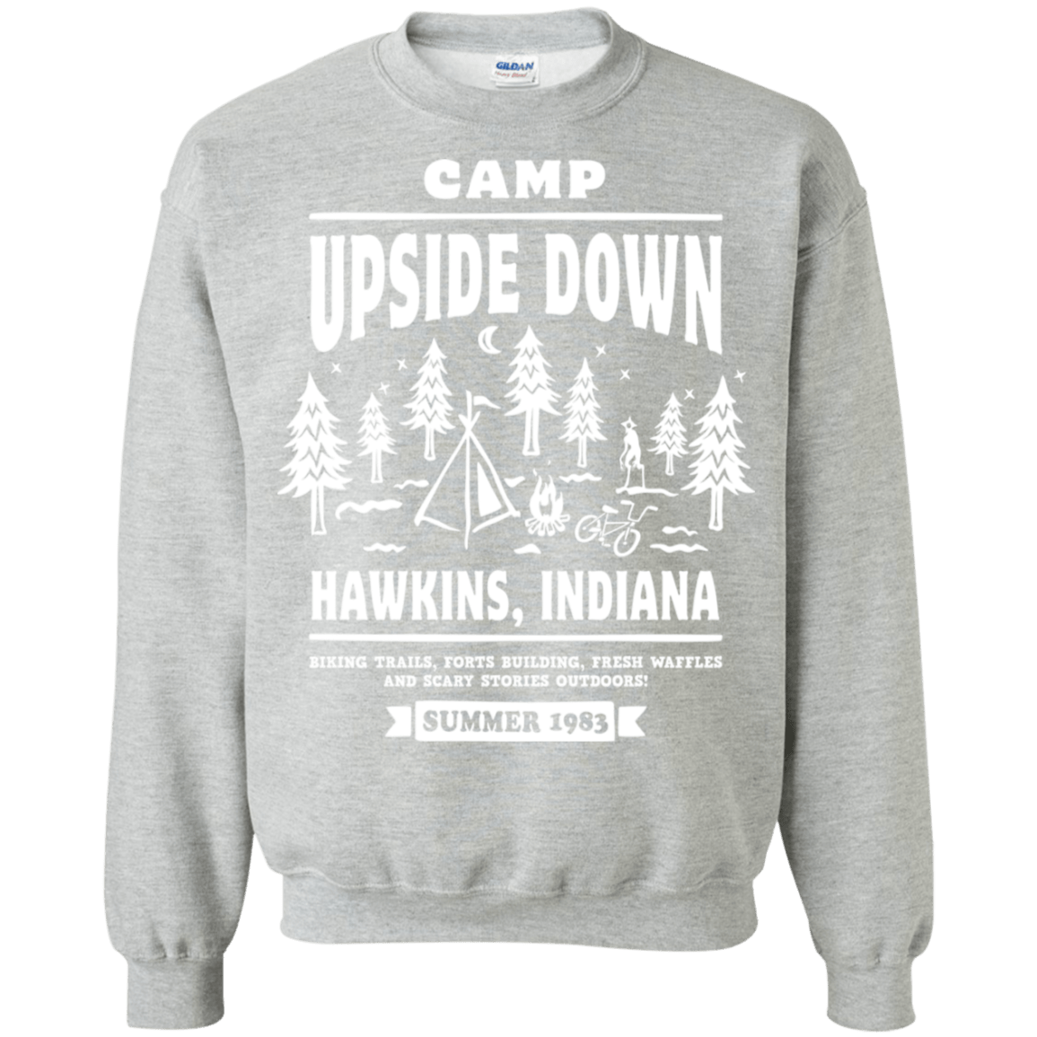 Sweatshirts Sport Grey / S Camp Upside Down Crewneck Sweatshirt