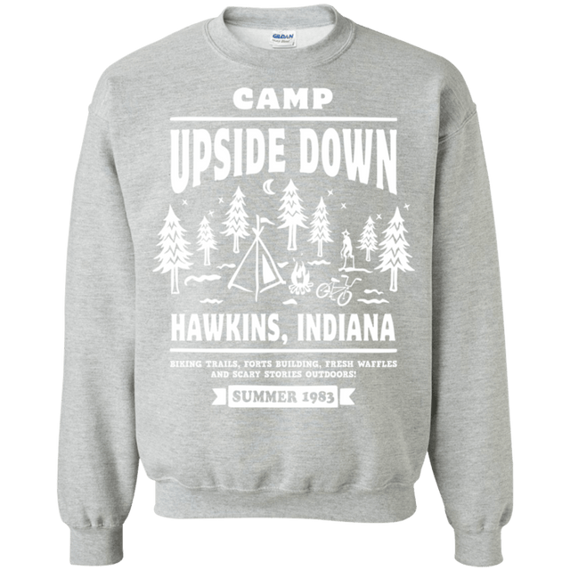 Sweatshirts Sport Grey / S Camp Upside Down Crewneck Sweatshirt